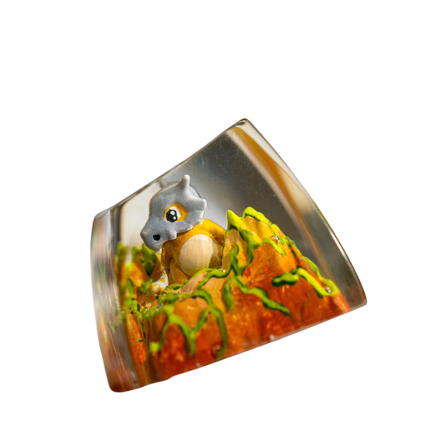 Keycap Cubone Yellow Base | Artisan Mechanical Keycap