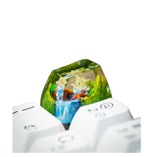 Keycap Togepi Grass Waterfall | Artisan Mechanical Keycap