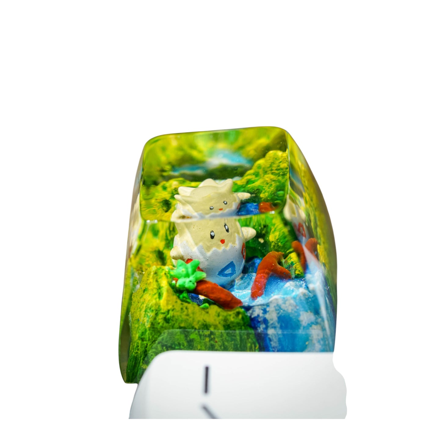 Keycap Togepi Grass Waterfall | Artisan Mechanical Keycap