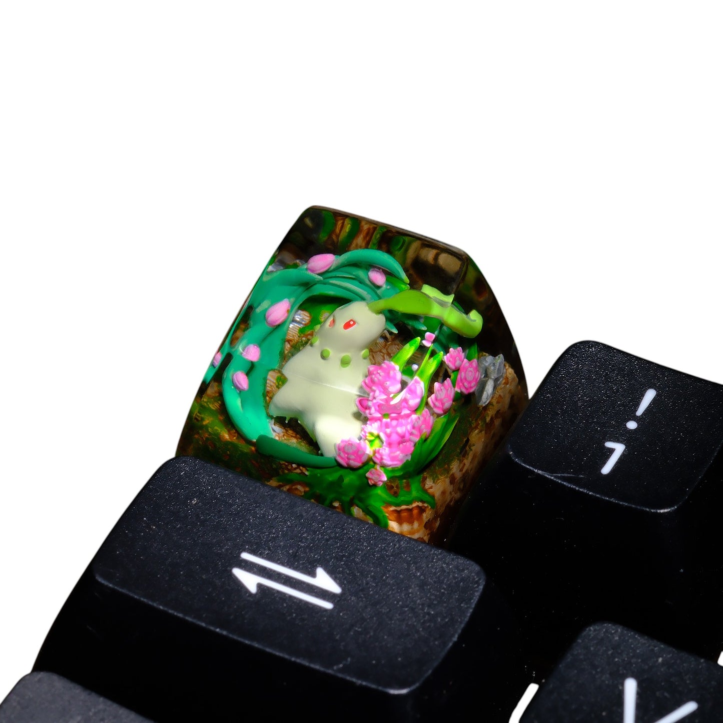 Keycap Chikorita New | Artisan Mechanical Keycap