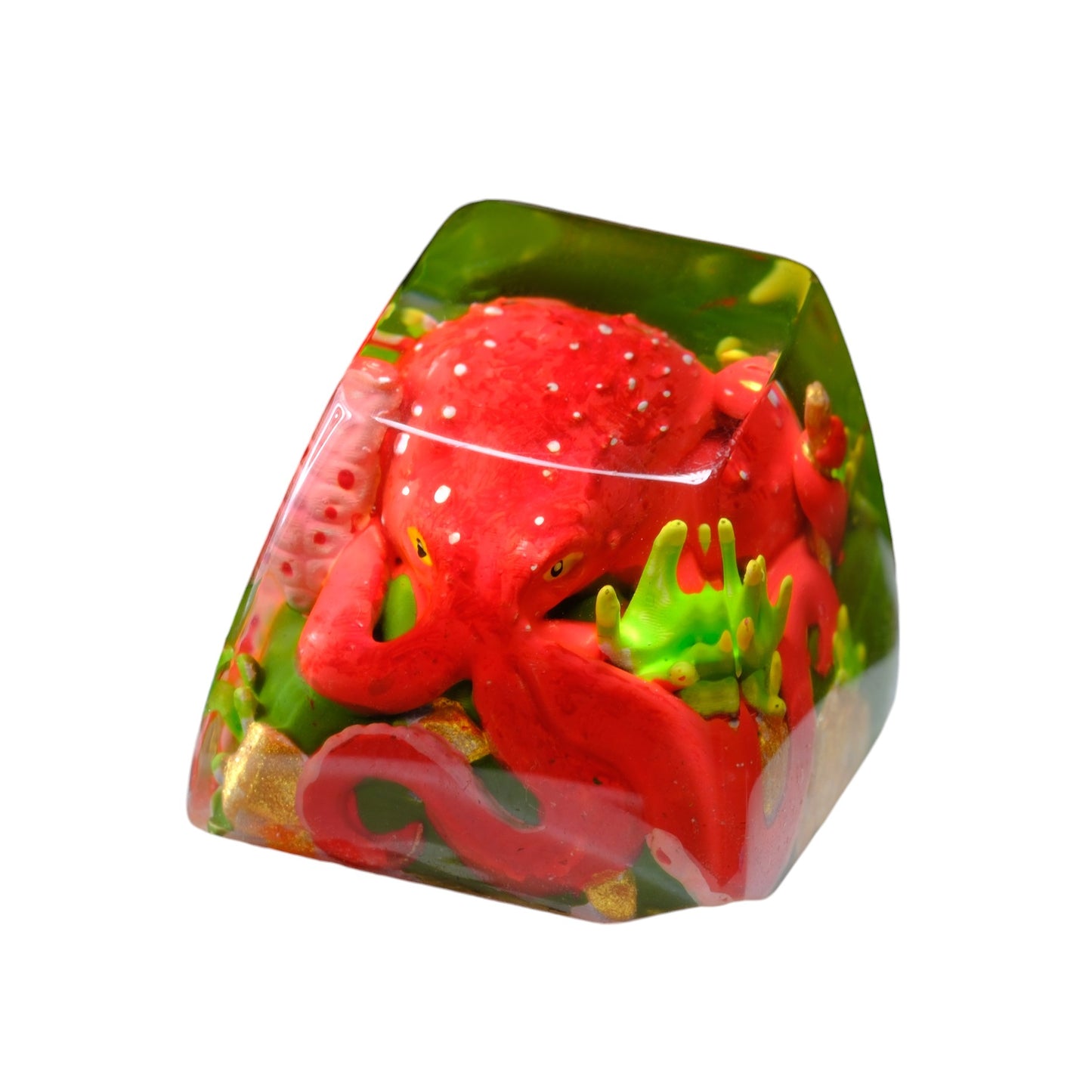 Keycap Octopus Red | Artisan Mechanical Keycap