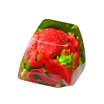Keycap Octopus Red | Artisan Mechanical Keycap