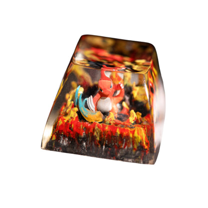 Keycap Charmeleon Fire Base | Artisan Mechanical Keycap