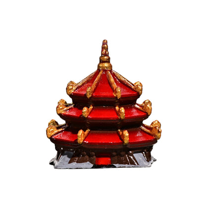 Keycap Red Temple and Pagoda | Artisan Mechanical Keycap
