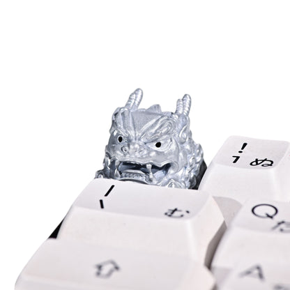 Keycap Unicorn Silver Diagonal Brow | Artisan Keycap