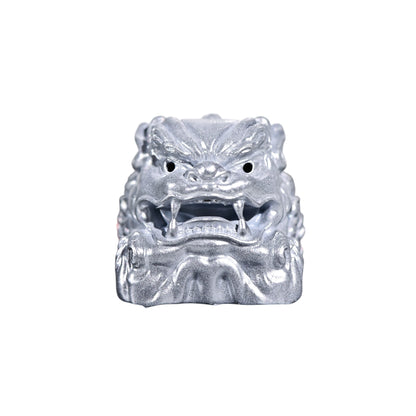 Keycap Unicorn Silver Diagonal Brow | Artisan Keycap