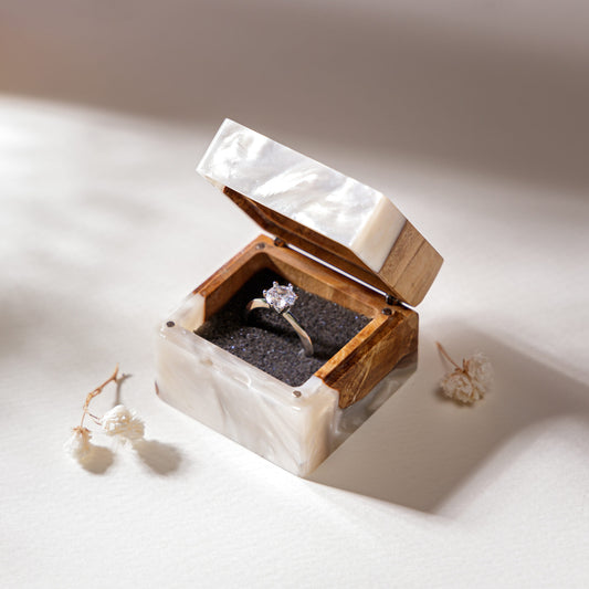 Engagement Custom Ring Box Gift for Bridal Square