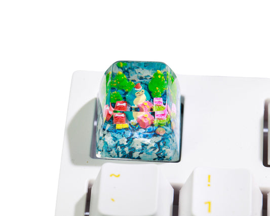 Keycap Noel Snorlax | Artisan Mechanical Keycap
