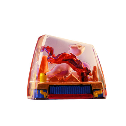 Keycap Mewtwo New | Artisan Mechanical Keycap