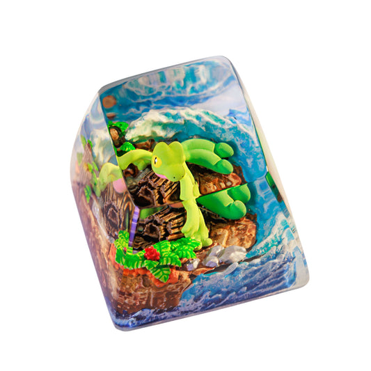Keycap Treecko New | Artisan Mechanical Keycap