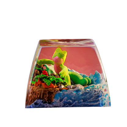 Keycap Treecko New | Artisan Mechanical Keycap