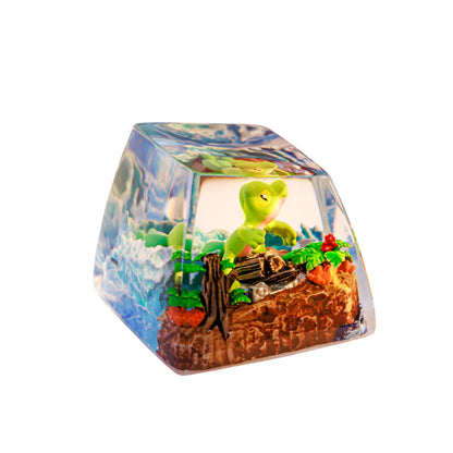 Keycap Treecko New | Artisan Mechanical Keycap