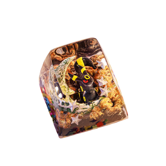 Keycap Umbreon Brown Base New | Artisan Mechanical Keycap