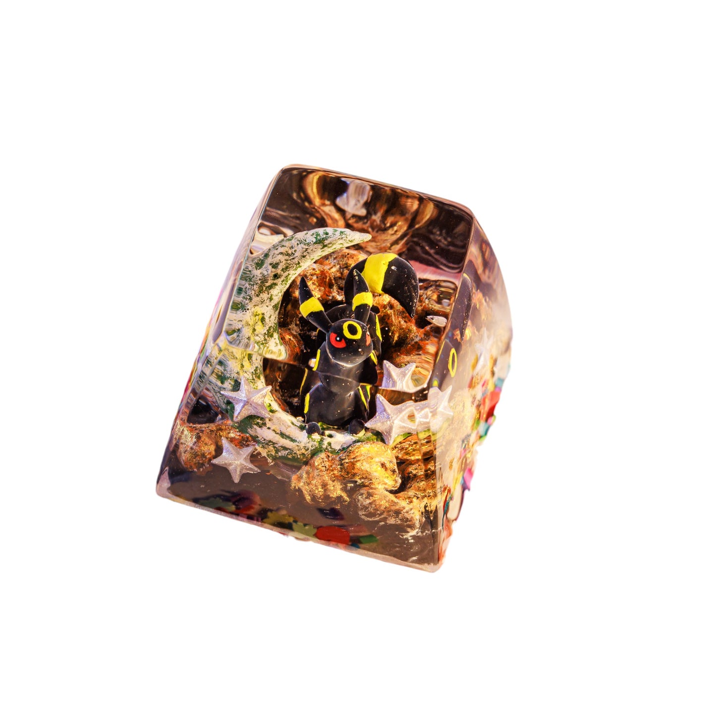 Keycap Umbreon Brown Base New | Artisan Mechanical Keycap