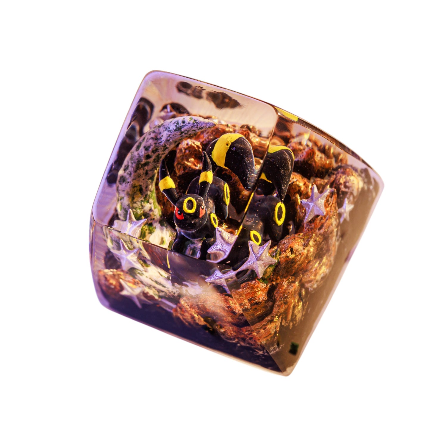 Keycap Umbreon Brown Base New | Artisan Mechanical Keycap