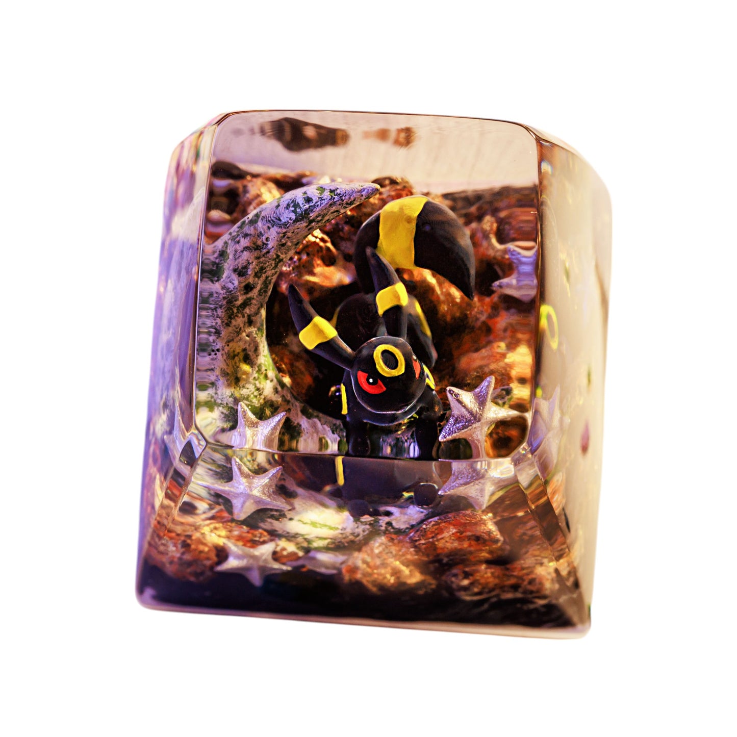 Keycap Umbreon Brown Base New | Artisan Mechanical Keycap