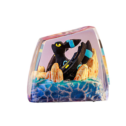 Keycap Umbreon Blue Base New | Artisan Mechanical Keycap