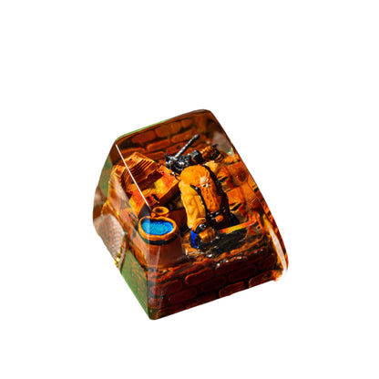 Keycap Dwarf Blacksmith | Artisan Mechanical Keycap