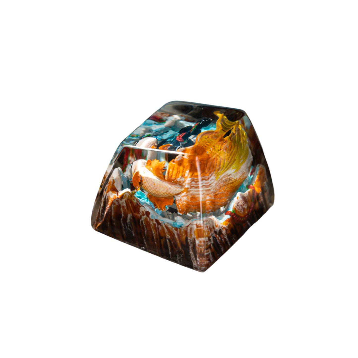 Keycap Koi Fish Gold New