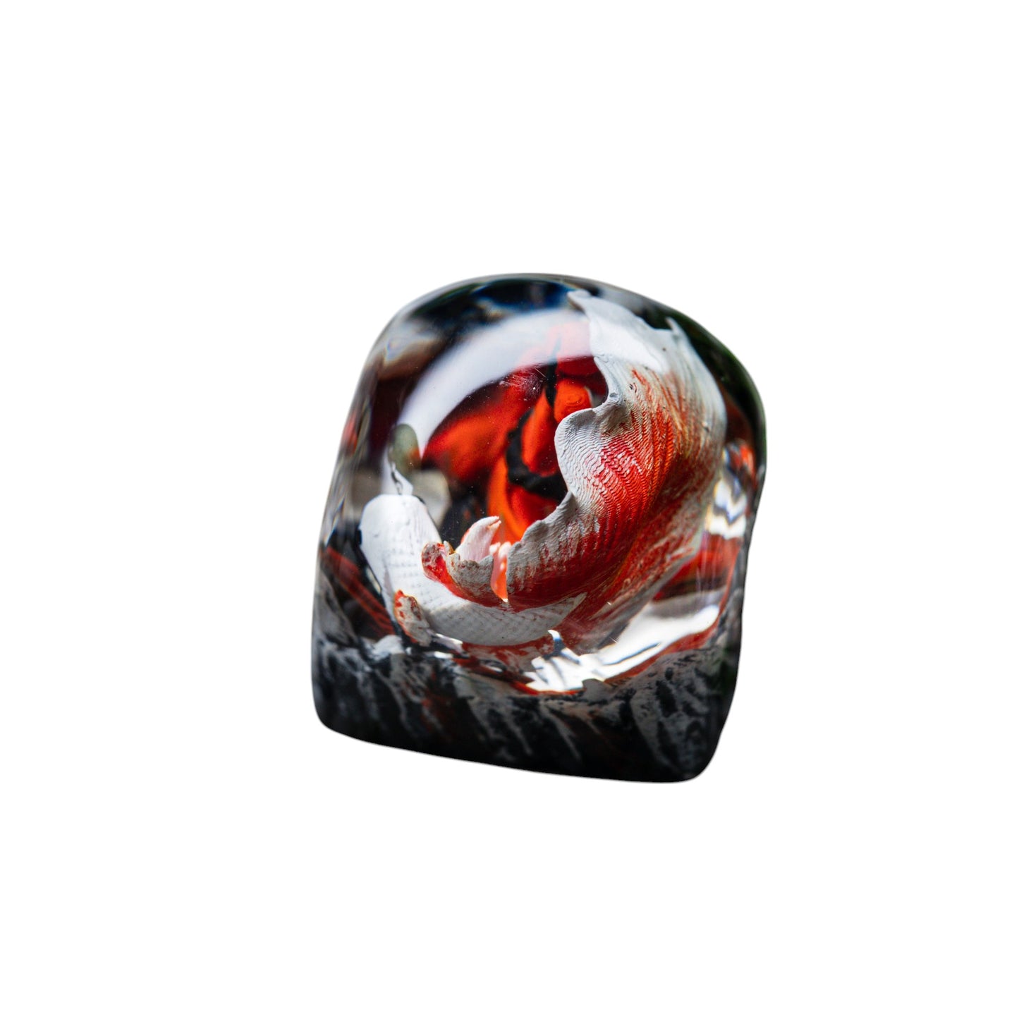 Keycap Koi Fish White Red New 1U