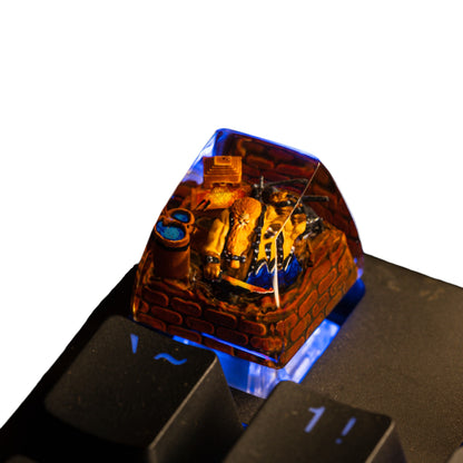 Keycap Dwarf Blacksmith | Artisan Mechanical Keycap