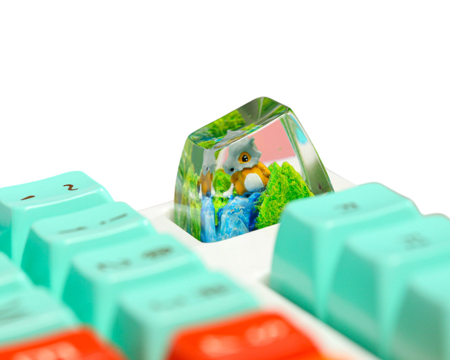 Keycap Cubone Mushroom Flower | Artisan Mechanical Keycap