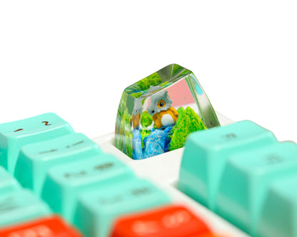 Keycap Cubone Mushroom Flower | Artisan Mechanical Keycap