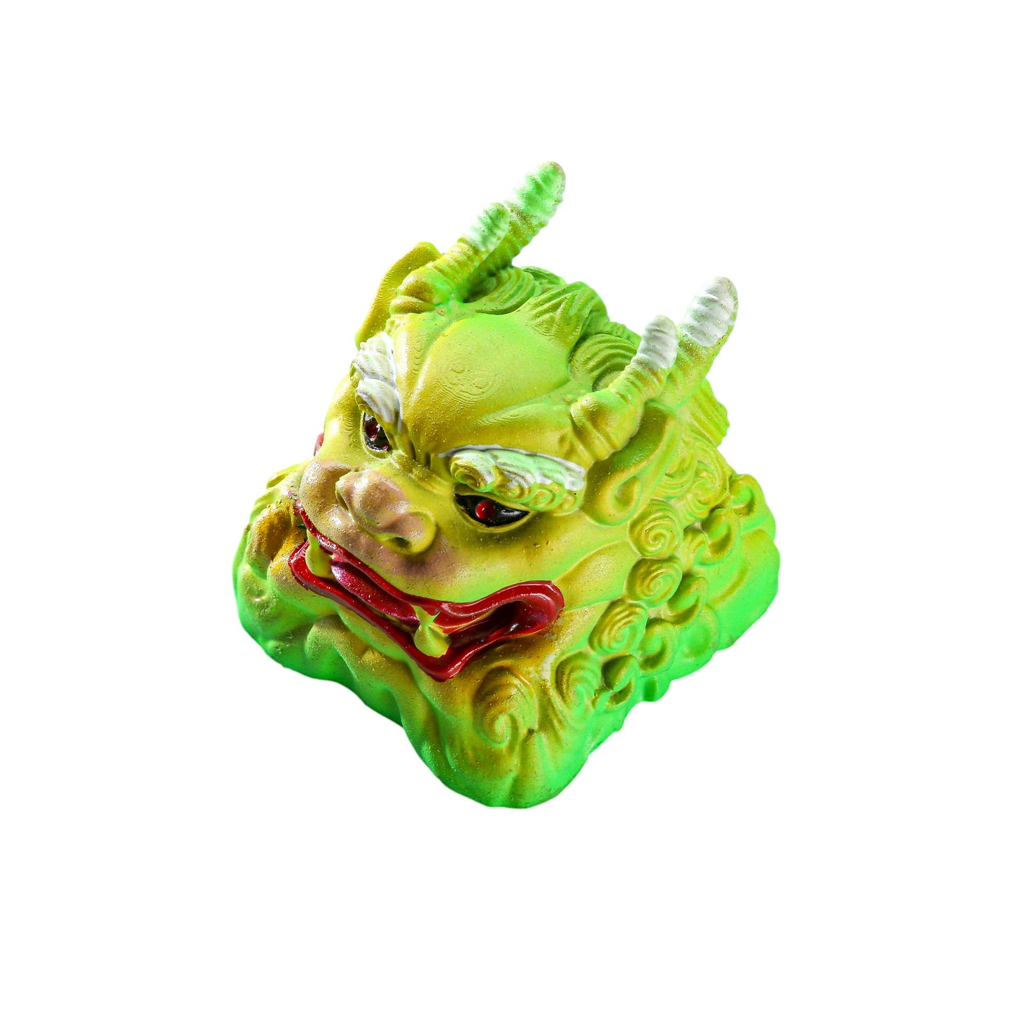 Keycap Unicorn Blue Yellow Horizontal Brow | Artisan Keycap