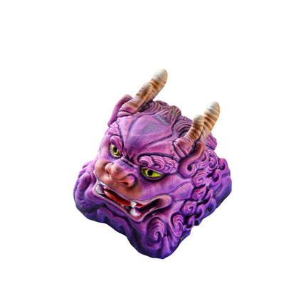 Keycap Unicorn Purple Red Horizontal Brow | Artisan Keycap
