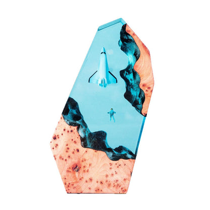 Astronaut in Blue Ocean Space Epoxy Lamp – LY007-2