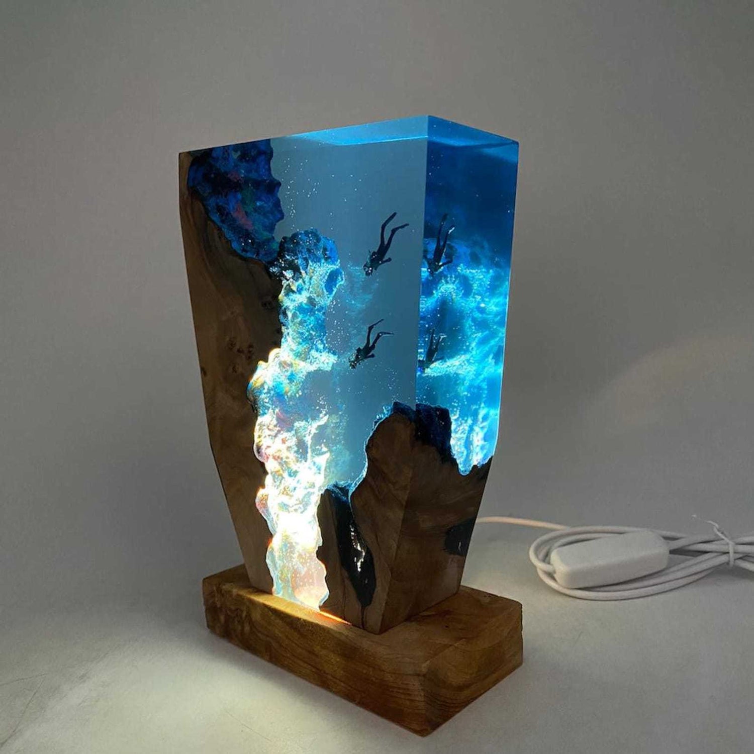Deep Ocean Floor Light Epoxy Lamp – LY013-1