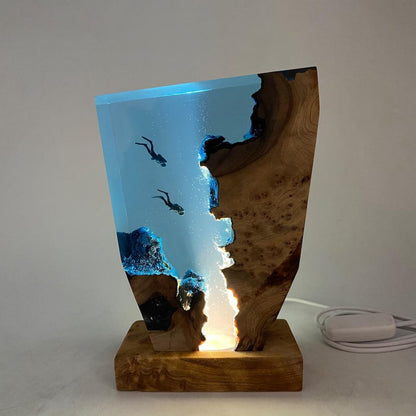 Deep Ocean Floor Light Epoxy Lamp – LY013-1