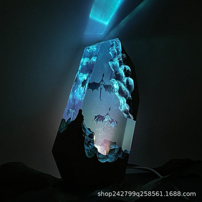 Ocean Crystal Epoxy Lamp – LY005-1