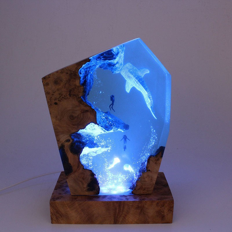 Mystical Ocean Epoxy Lamp – LY002-1