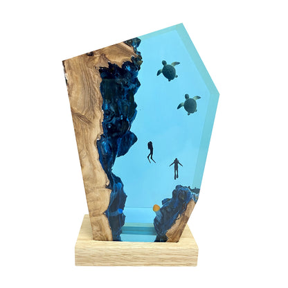 Ocean Art Epoxy Lamp – LY006-1