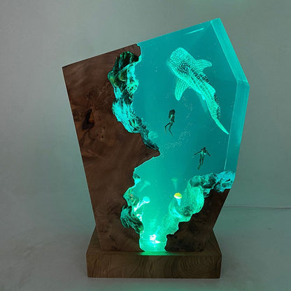 Mystical Ocean Epoxy Lamp – LY002-1