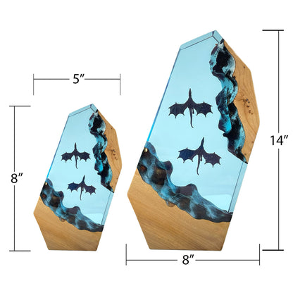 Ocean Crystal Epoxy Lamp – LY005-1