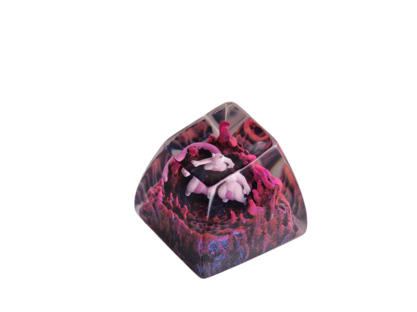 Keycap Mewtwo Purple Base | Artisan Mechanical Keycap