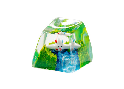 Keycap Togekiss Grass Waterfall | Artisan Mechanical Keycap