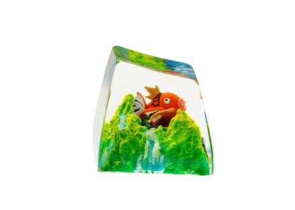 Keycap Magikarp Grass Waterfall | Artisan Mechanical Keycap
