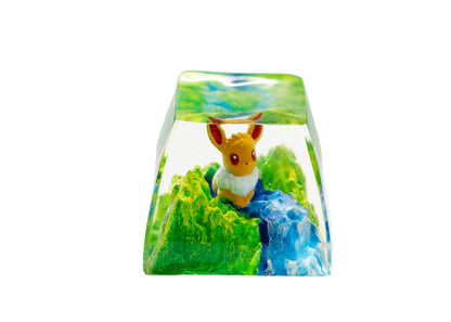 Keycap Eevee Grass Waterfall | Artisan Mechanical Keycap