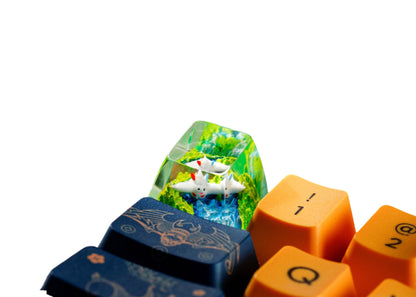 Keycap Togekiss Grass Waterfall | Artisan Mechanical Keycap