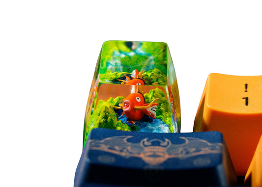 Keycap Magikarp Grass Waterfall | Artisan Mechanical Keycap