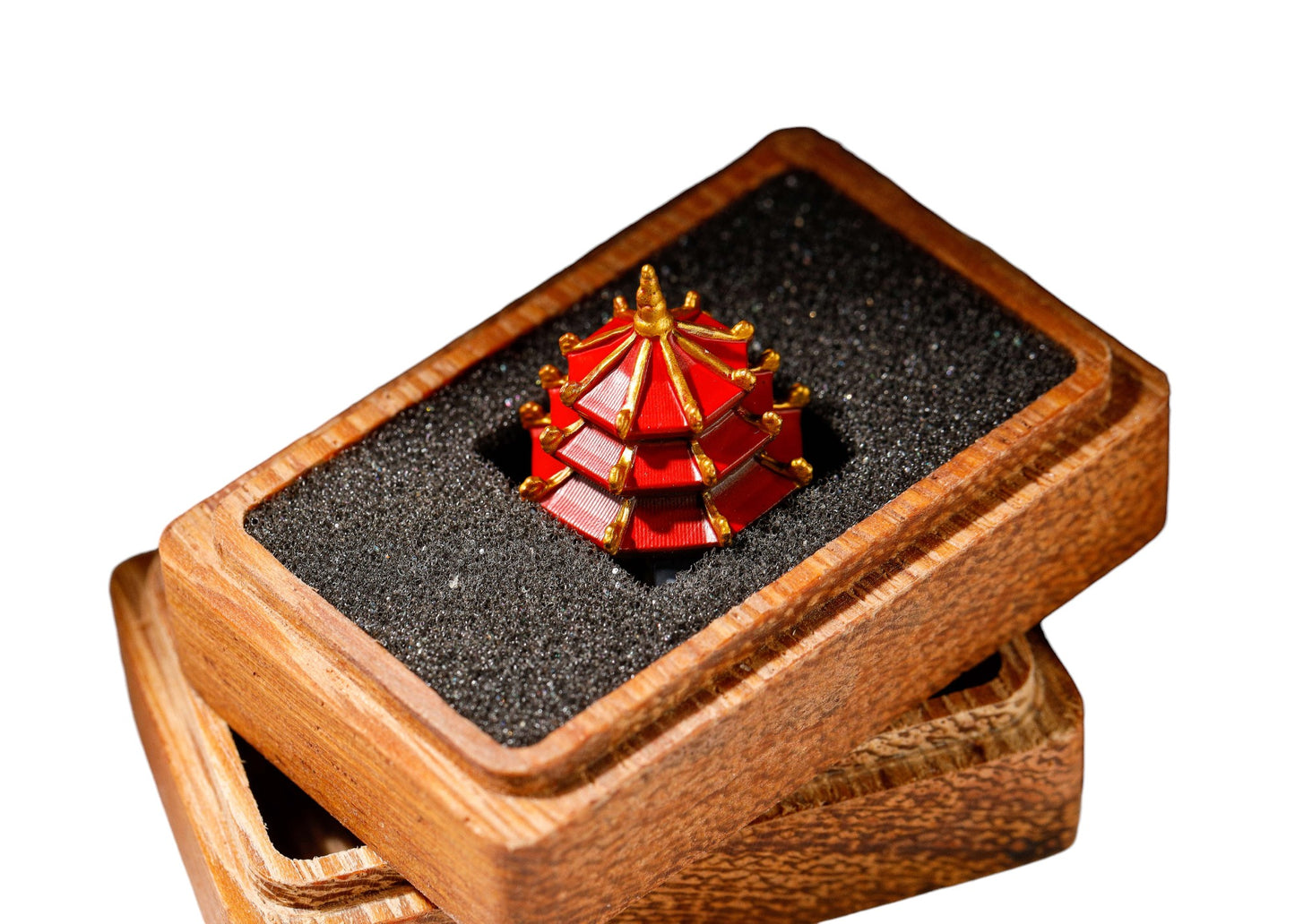 Keycap Red Temple and Pagoda | Artisan Mechanical Keycap