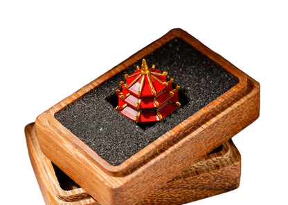 Keycap Red Temple and Pagoda | Artisan Mechanical Keycap