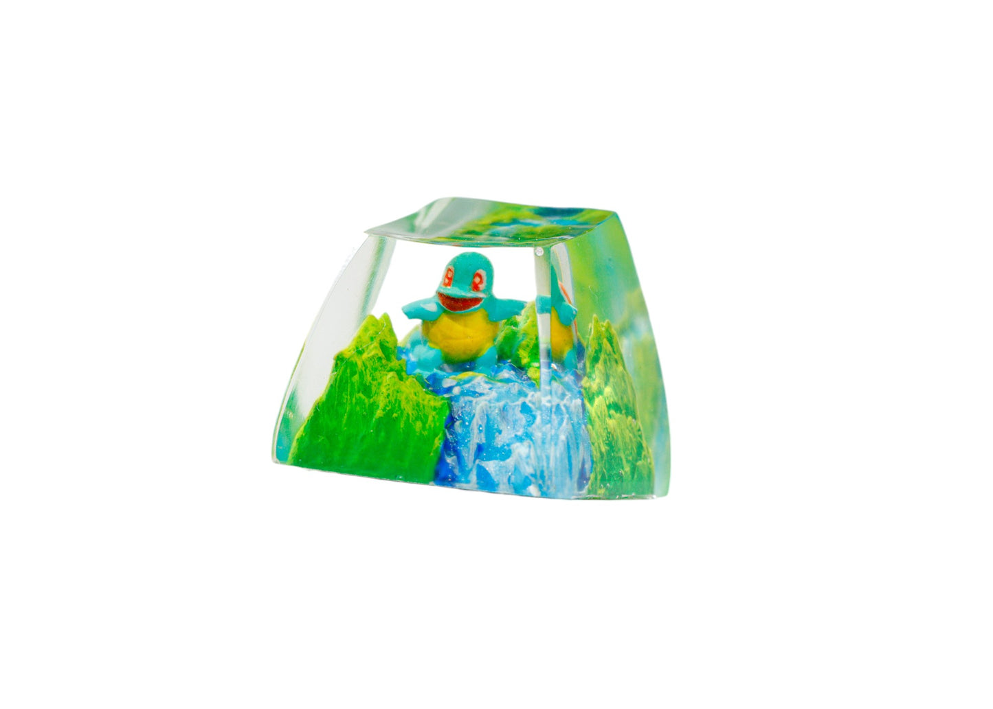 Keycap Squirtle Grass Waterfall | Artisan Mechanical Keycap