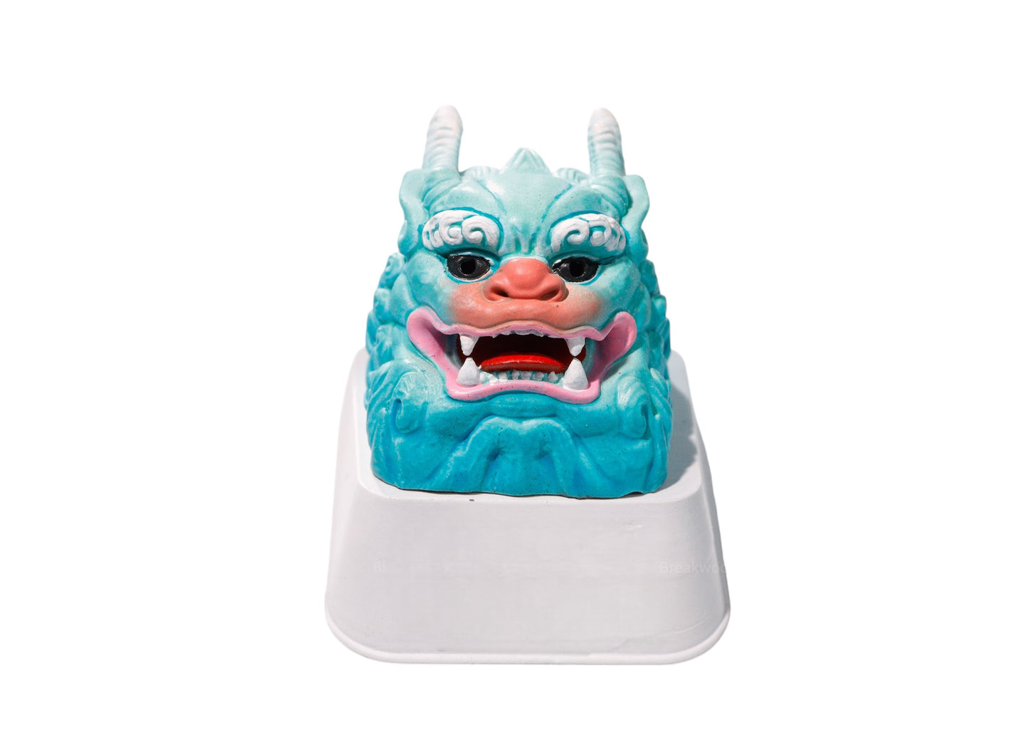 Keycap Unicorn Jade Blue Horizontal Brow | Artisan Keycap