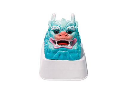 Keycap Unicorn Jade Blue Horizontal Brow | Artisan Keycap