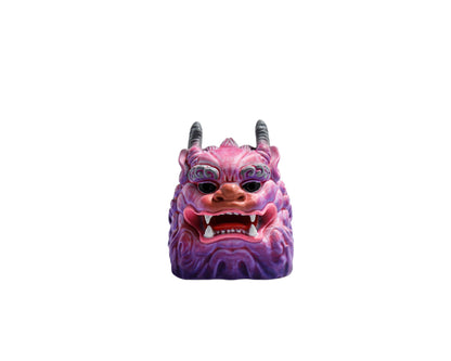 Keycap Unicorn Purple Red Horizontal Brow | Artisan Keycap