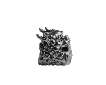 Keycap Unicorn Silver Diagonal Brow | Artisan Keycap